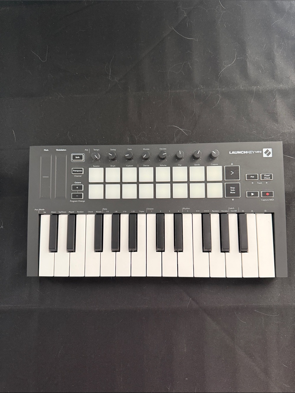Launchkey Mini MIDI Controller Keyboard - Black